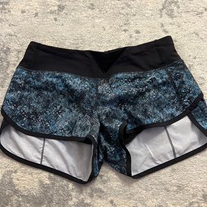 Lululemon speed shorts